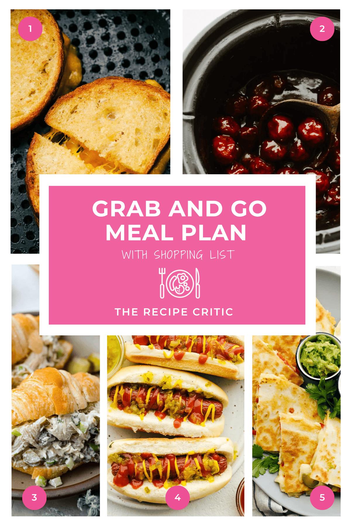 Get and Go Meal Plan