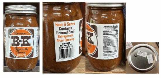 USDA issues public warning about Thompson’s meat sauces