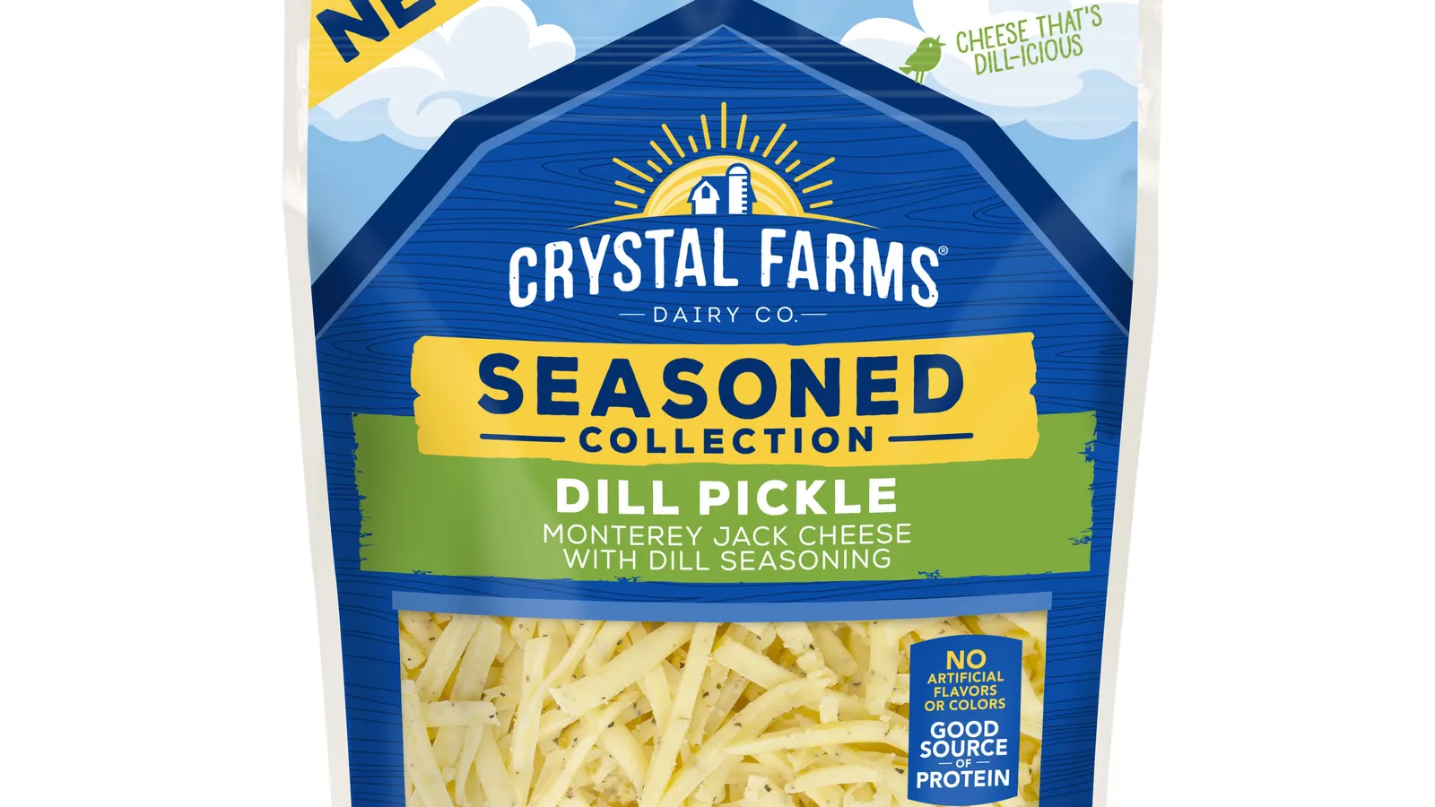 Leftovers: Crystal Farms launches dill pickle shredded cheese | Peroni puts Italian Ice on tap