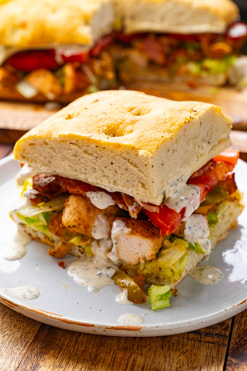 Poultry Bacon Cattle Ranch Sandwich