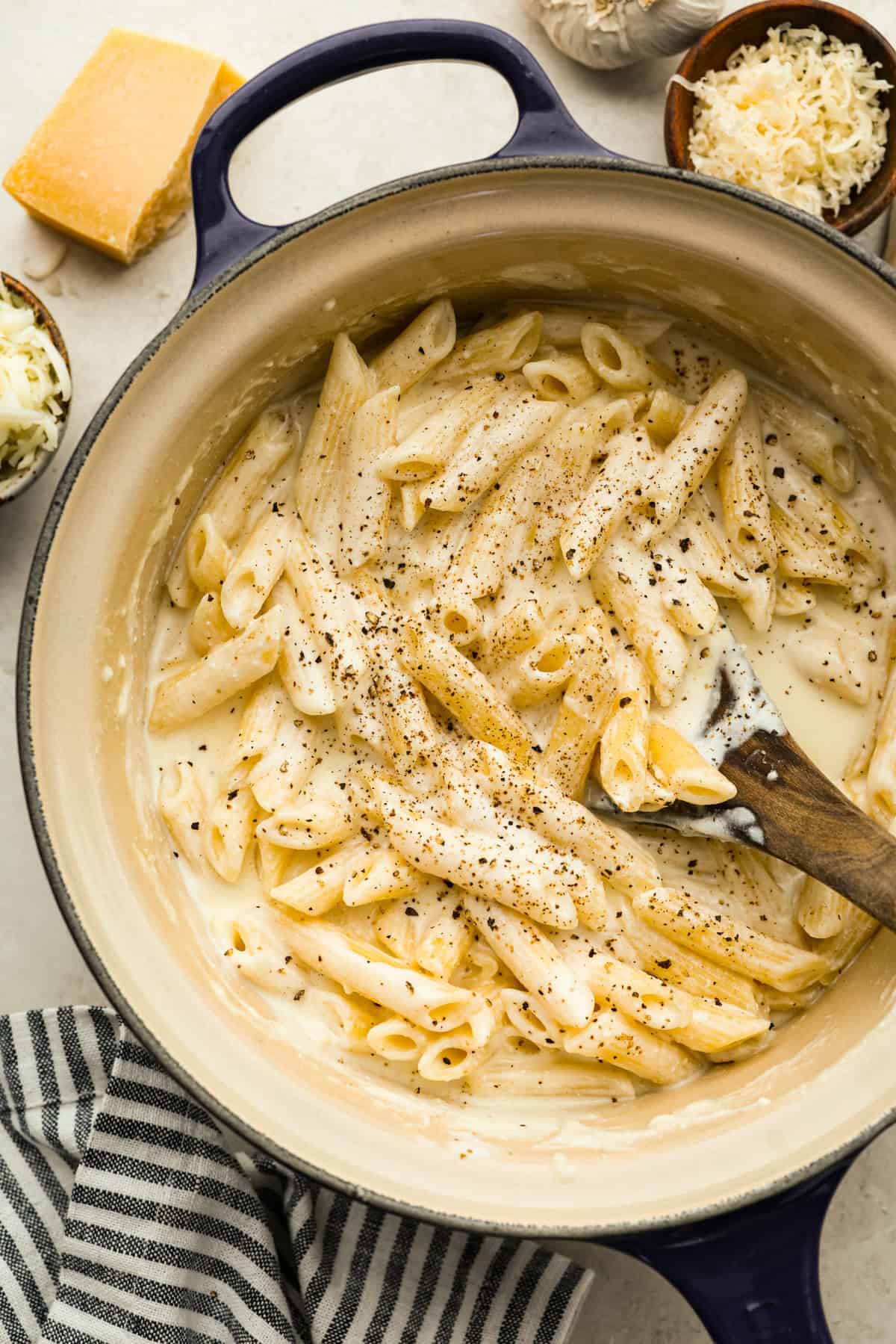 Creamiest 4 Cheese Pasta