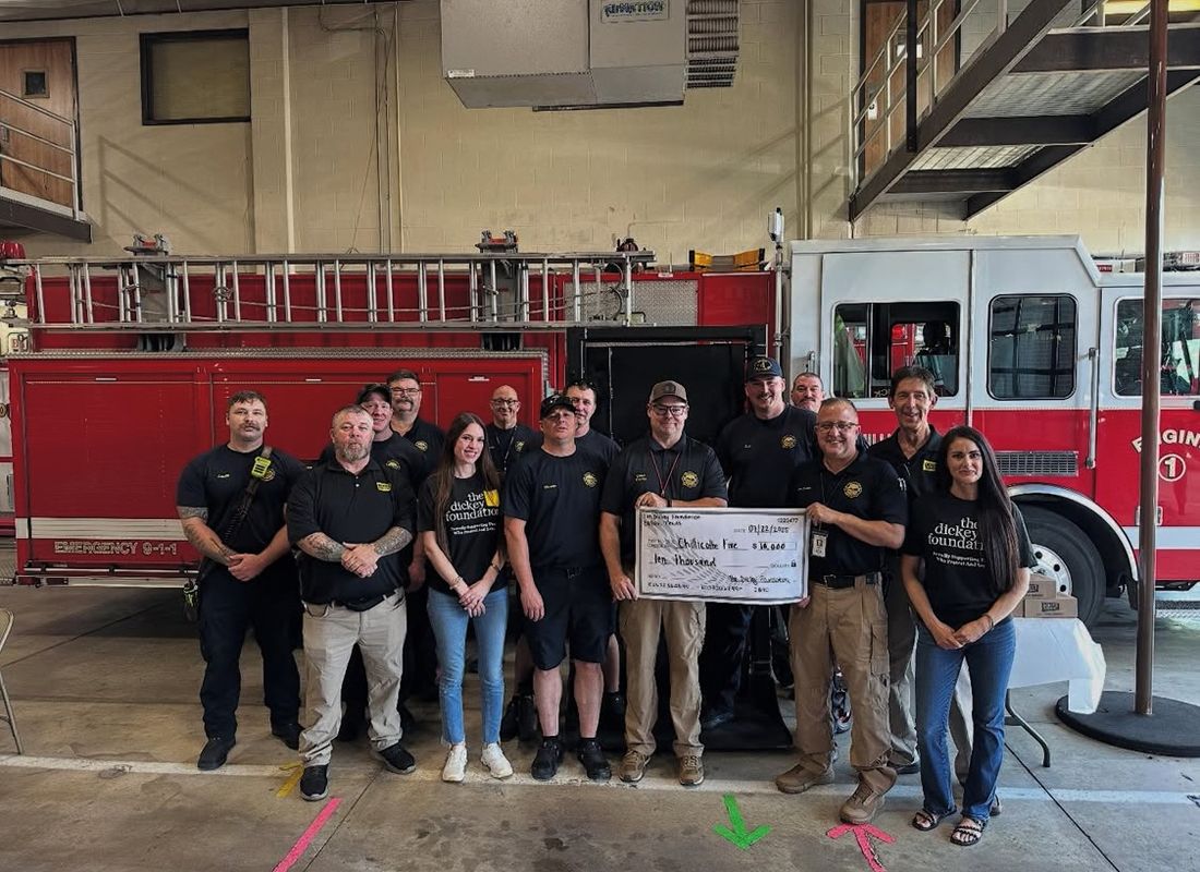 The Dickey Foundation Donates $10,000 to Chillicothe Fire Department for Forcible Entry Training Door