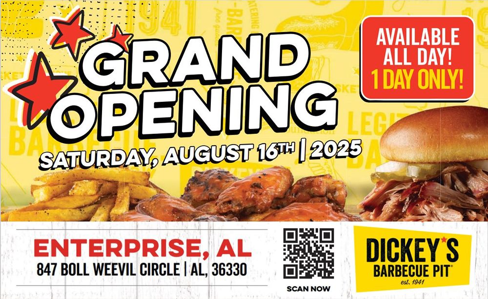 Dickey's BBQ Pit Brings Texas Flavor to Enterprise, AL