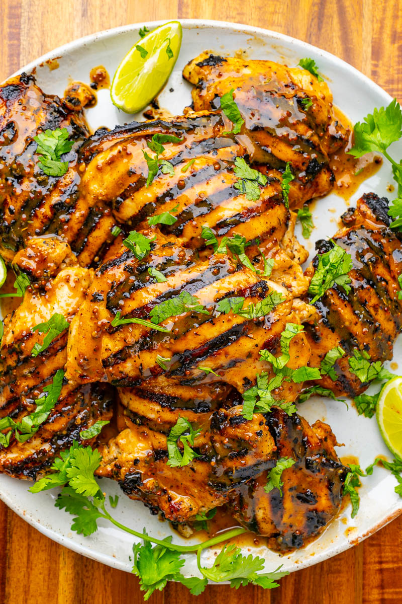 Cajun Honey Mustard Grilled Hen