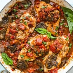 Tuscan Garlic Frying Pan Hen