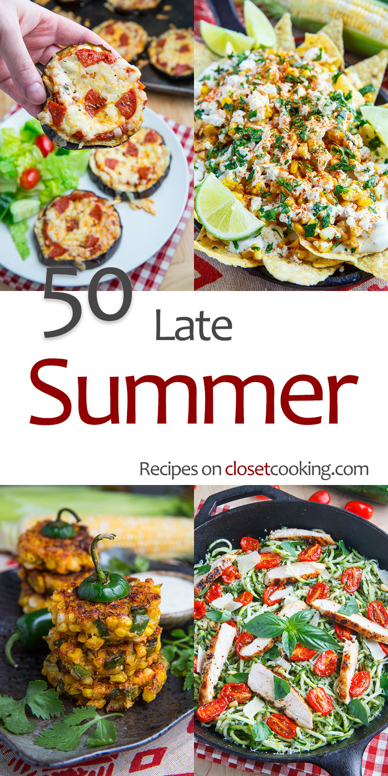 50 Late Summertime Recipes