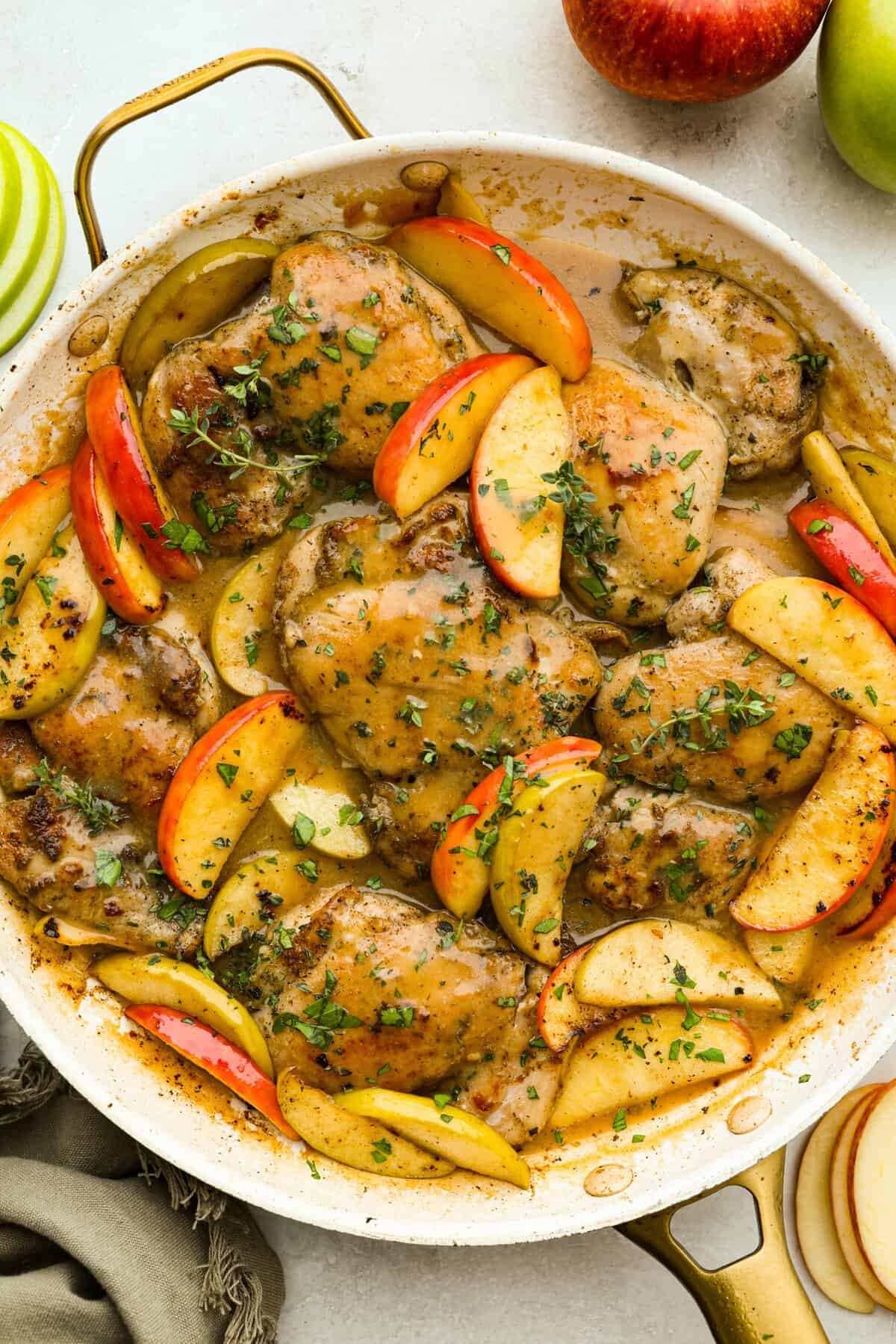 Comfortable Apple Cider Hen Thighs
