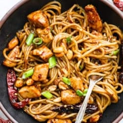 Kung Pao Chicken Noodles
