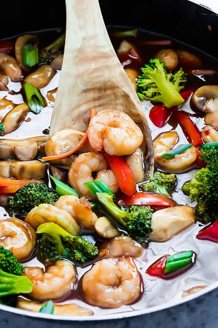 20 Minute Garlic Shrimp Stir Fry