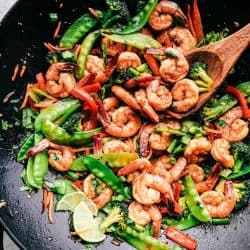 20 Minute Garlic Shrimp Stir Fry