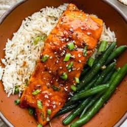 Air Fryer Teriyaki Salmon