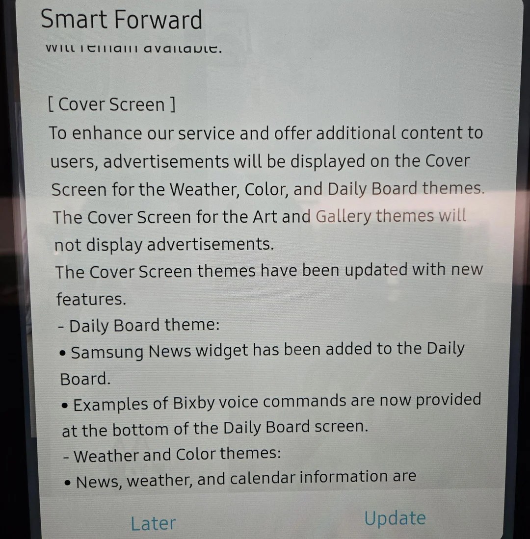Samsung Rolls Out Ads to Family Members Center Fridges