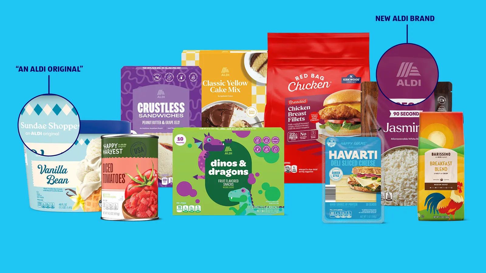 Aldi debuts massive private label rebrand