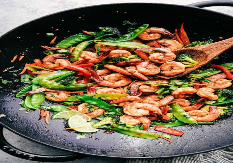 20 Minute Garlic Shrimp Stir Fry