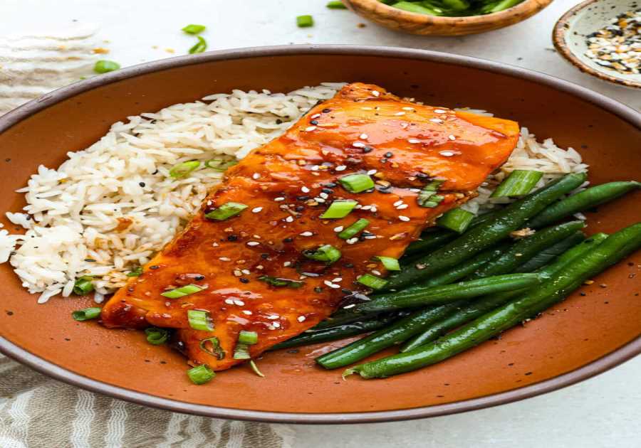 Air Fryer Teriyaki Salmon