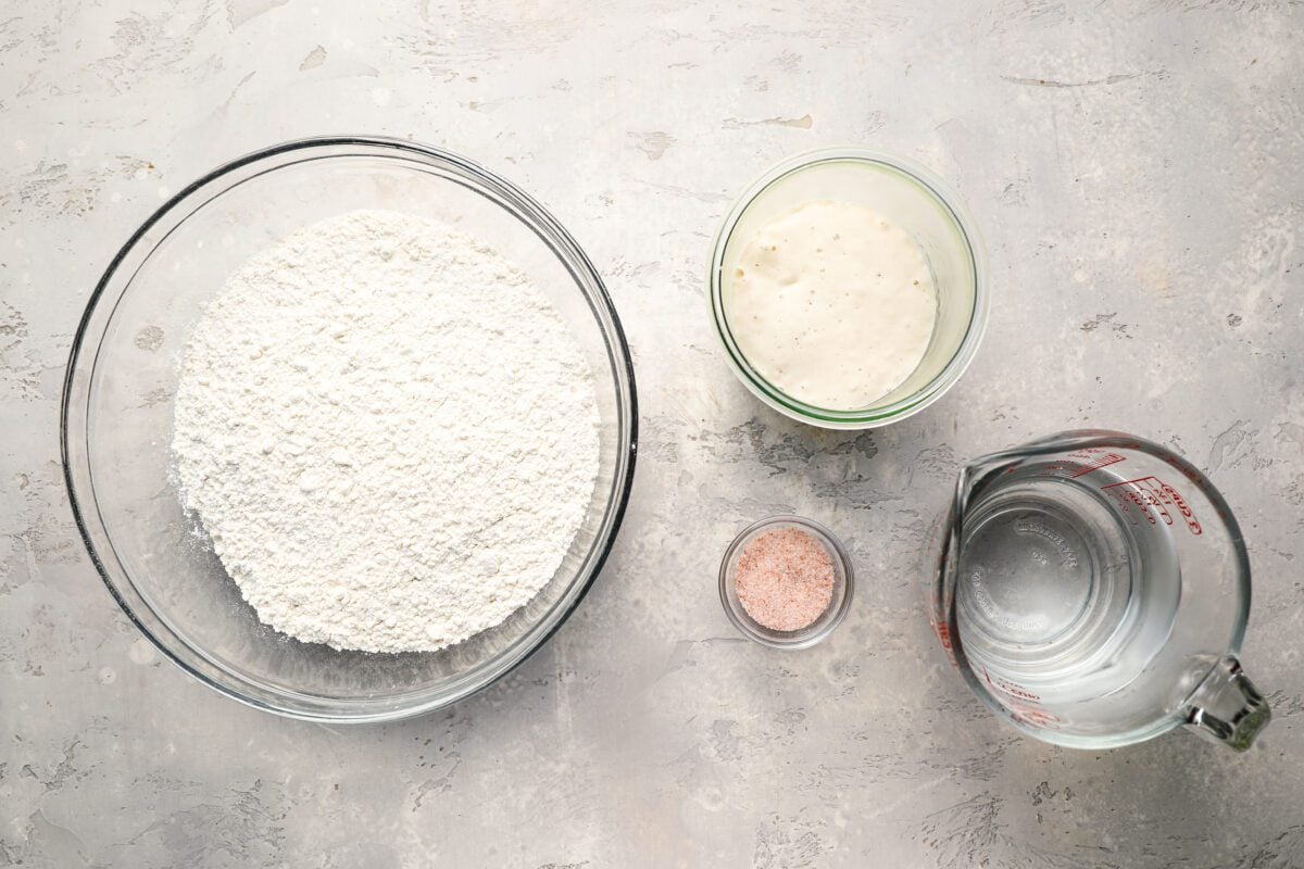 sourdough bread ingredients