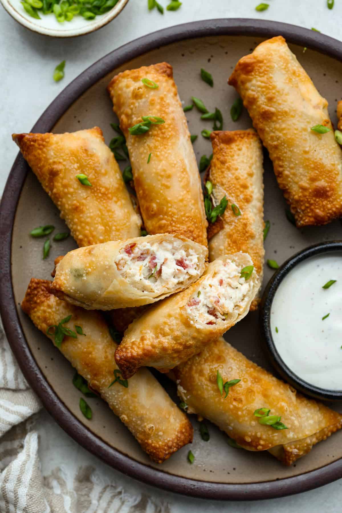 Break Chicken Egg Rolls (Air Fryer).
