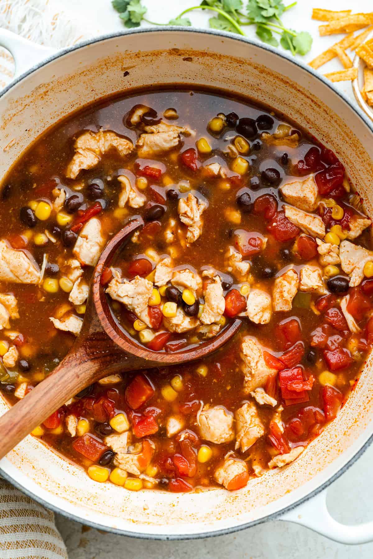 8 Can Hen Tortilla Soup