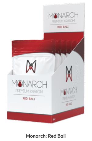 Image of Monarch Premium Red Bali Kratom Powder Container