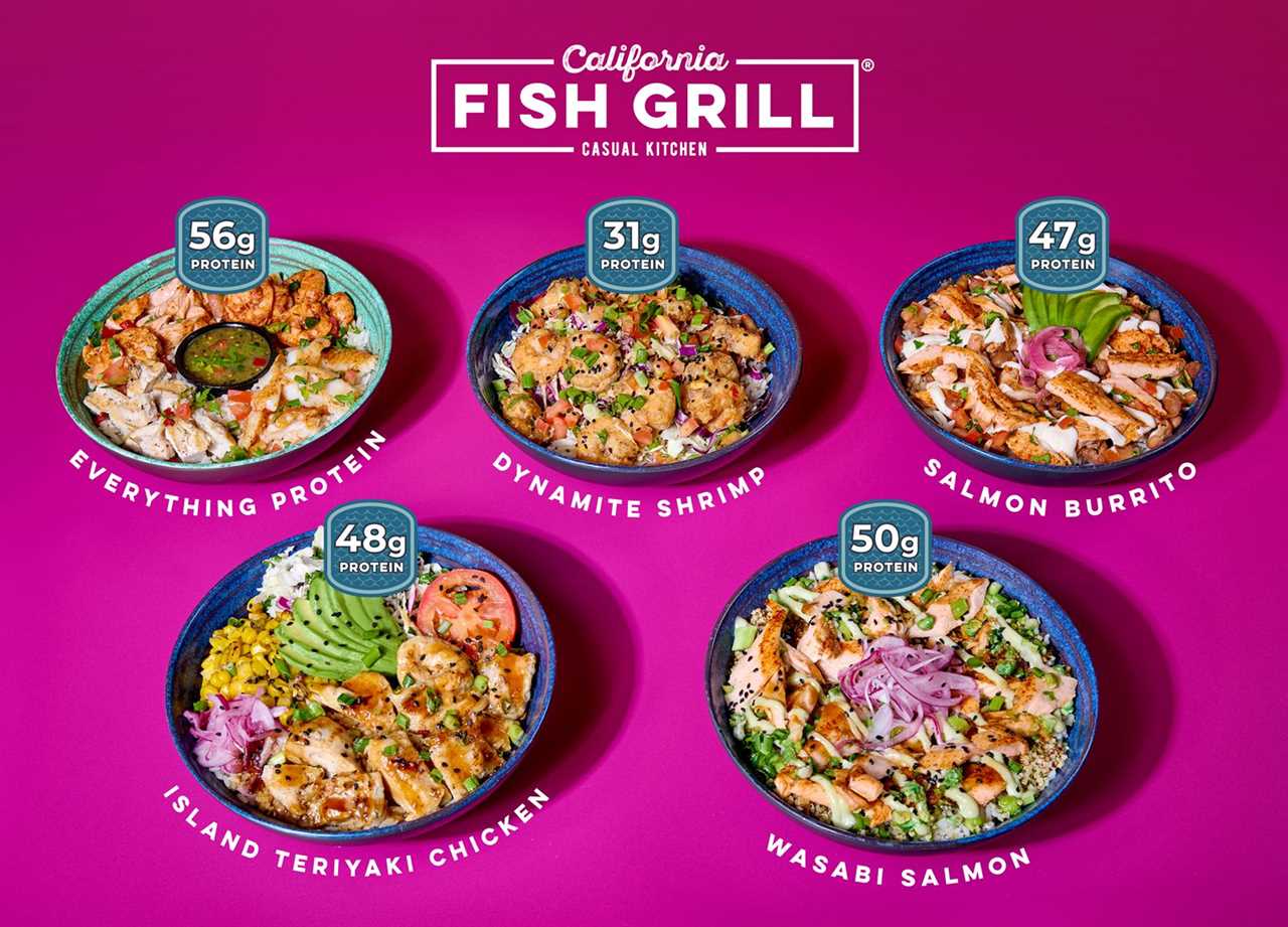 California Fish Grill Introduces Globally Inspired Protein Bowls