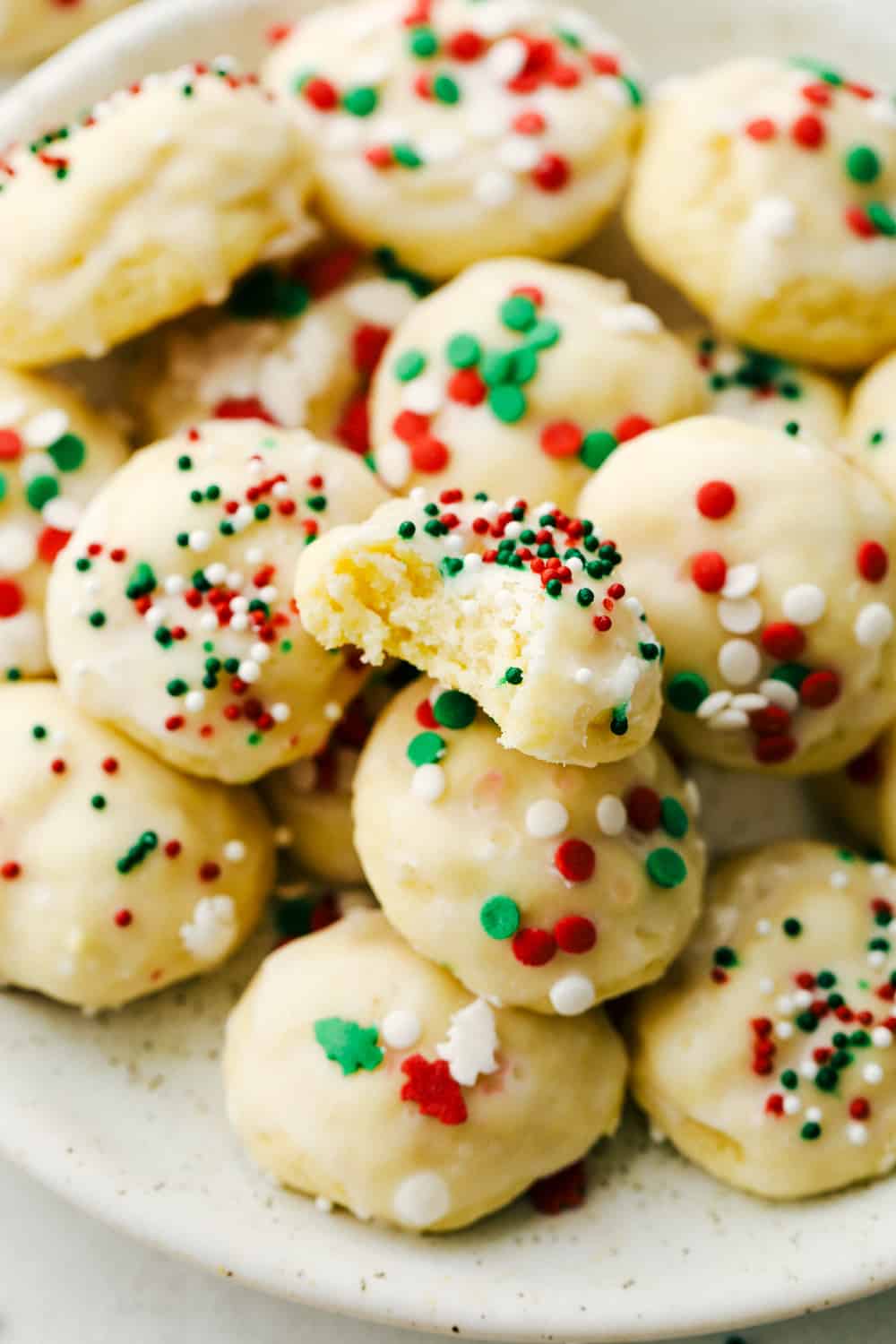 Christmas Sprinkle Cookies