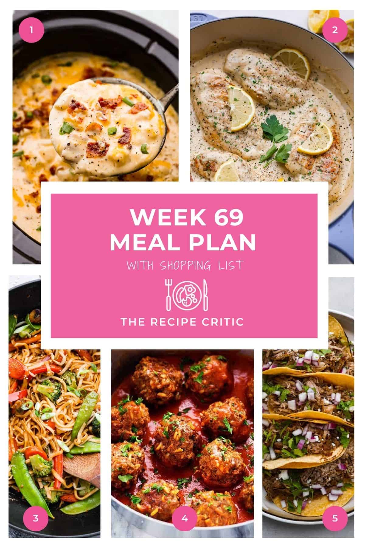 Weekly Meal Strategy # 69.