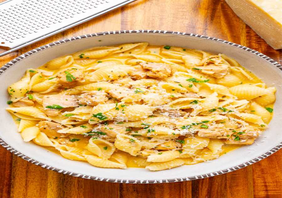 Creamy 40 Clove Garlic Chicken Pasta