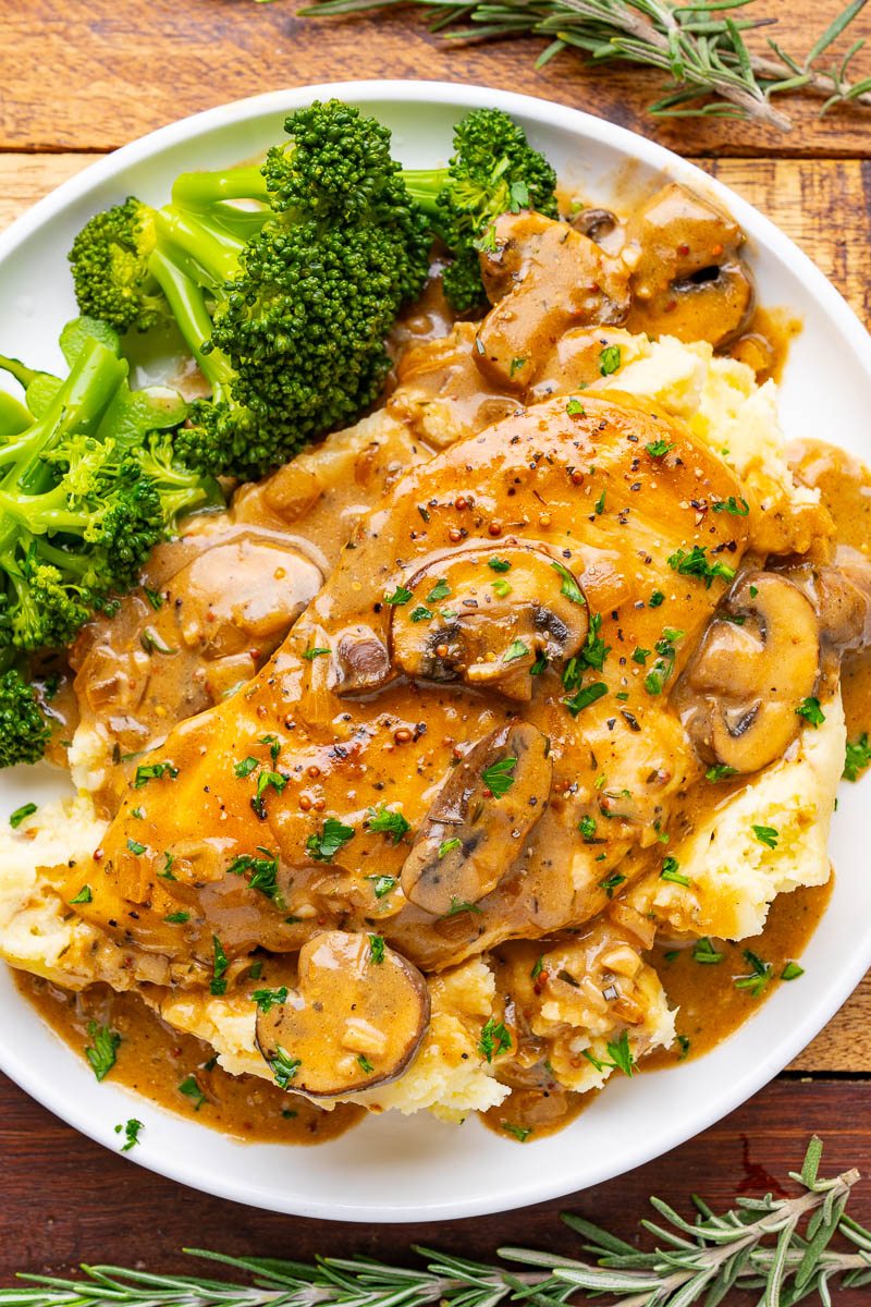 Creamy Balsamic Skillet Hen