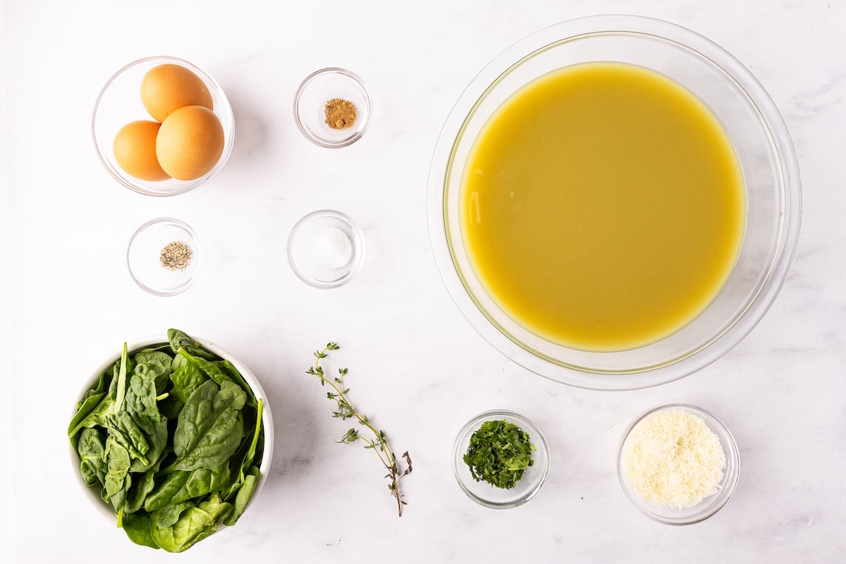 Stracciatella Soup (Italian Egg Decrease Soup).