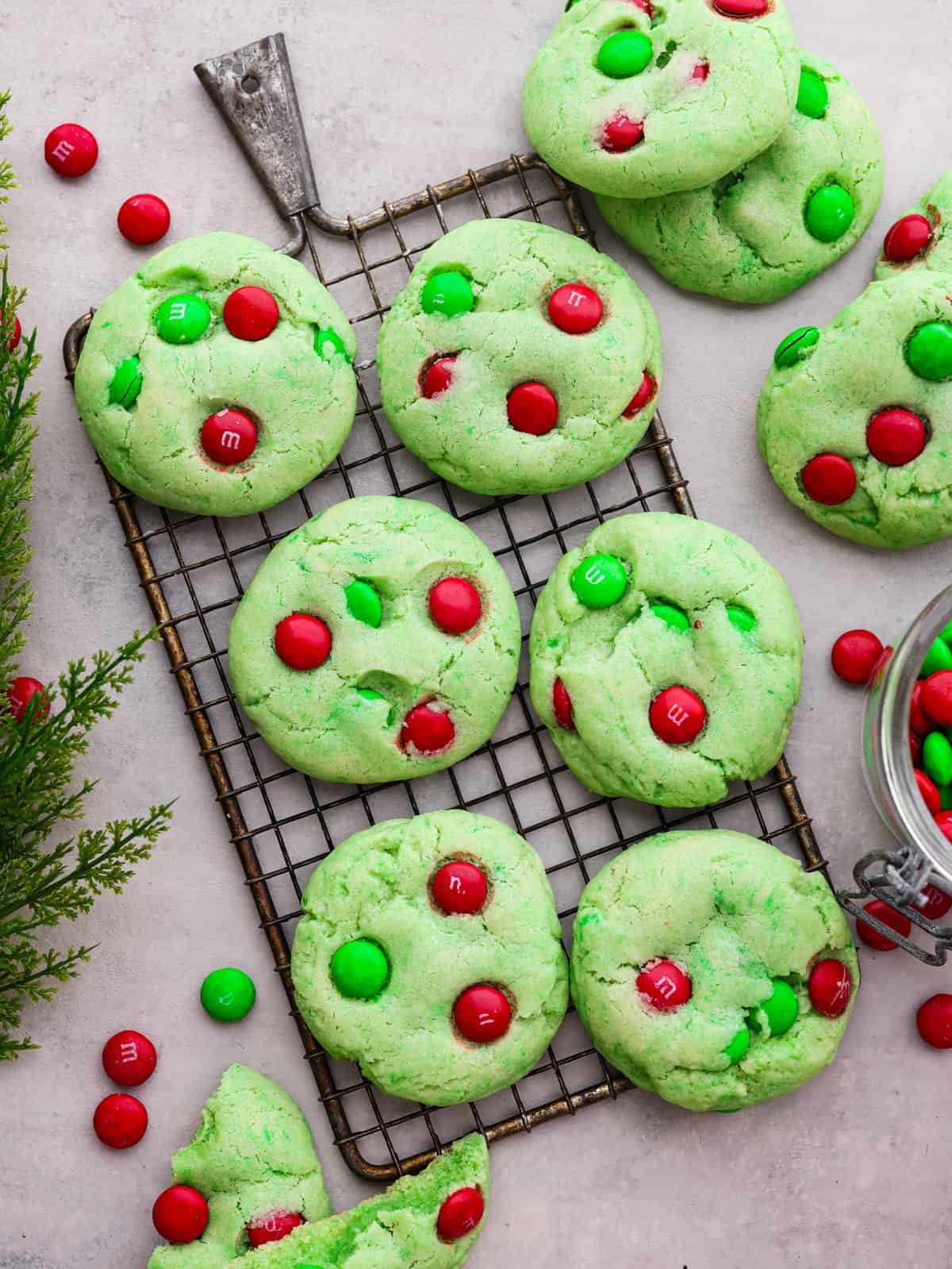 Red Velour Crinkle Cookies