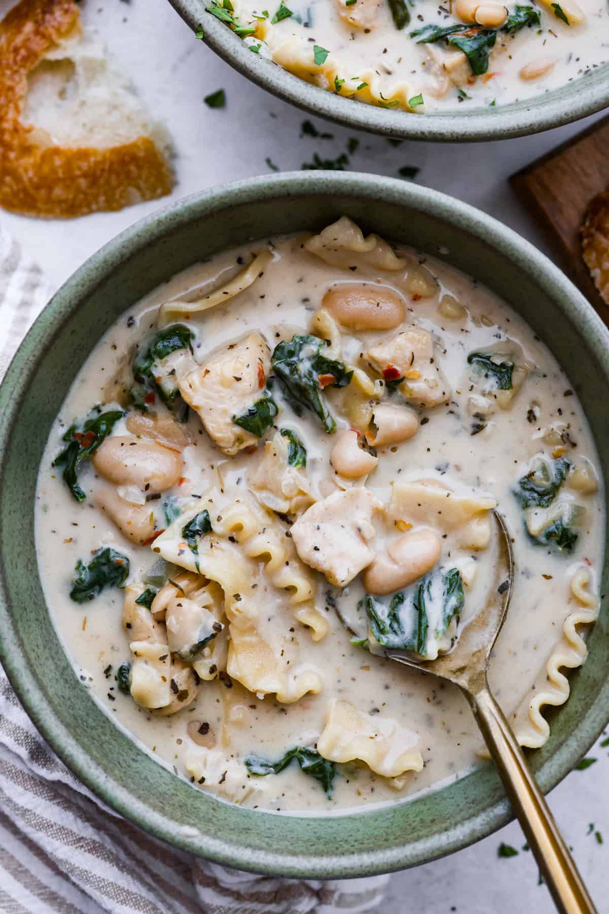 Creamy Hen Alfredo Soup