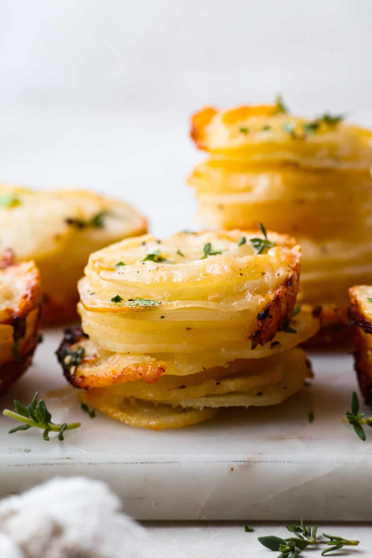 Easy Potato Stacks