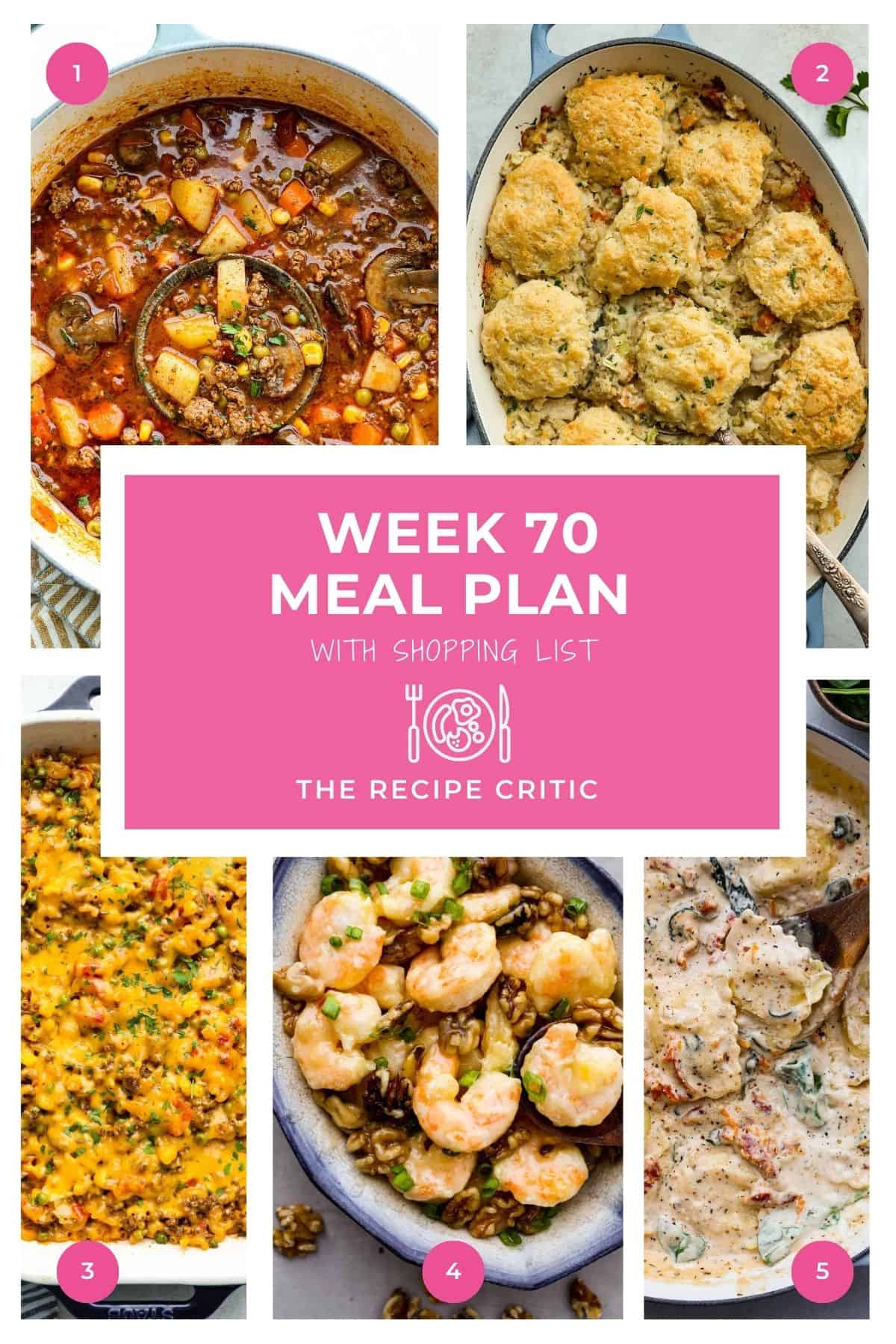 Weekly Dish Strategy 70