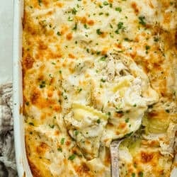Cheesy Alfredo Pasta Casserole