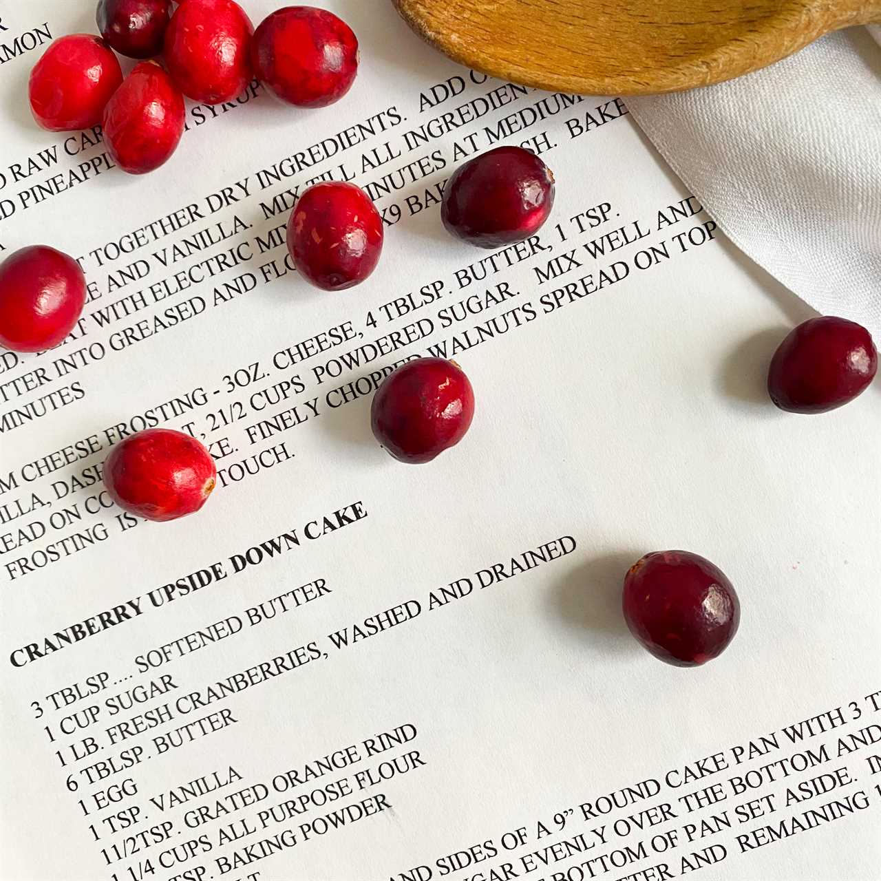 A Cranberry Cake at Christmas