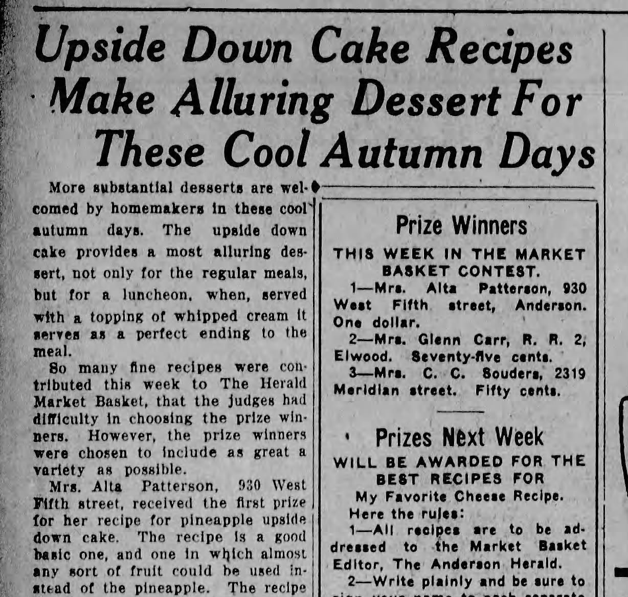 A Cranberry Cake at Christmas