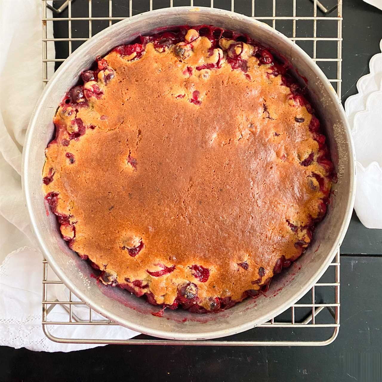 A Cranberry Cake at Christmas