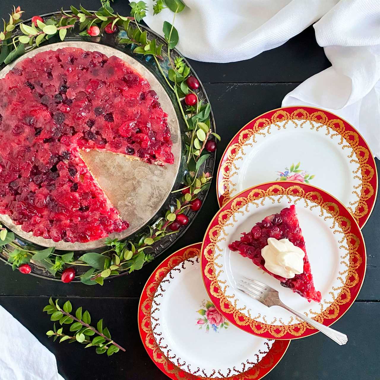 A Cranberry Cake at Christmas