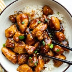 One Pan General Tso's Chicken