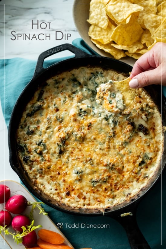 Creamy Stovetop Spinach Dip (No Bake, Quick