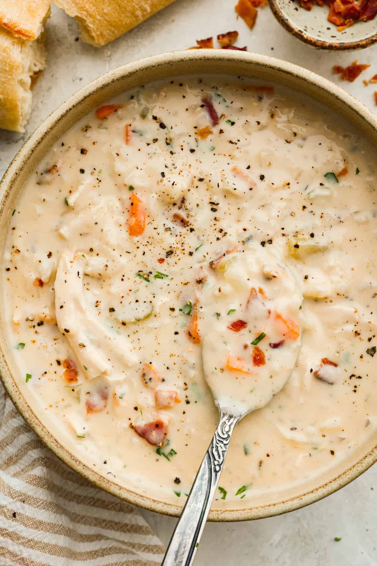 Break Hen and Rice Soup