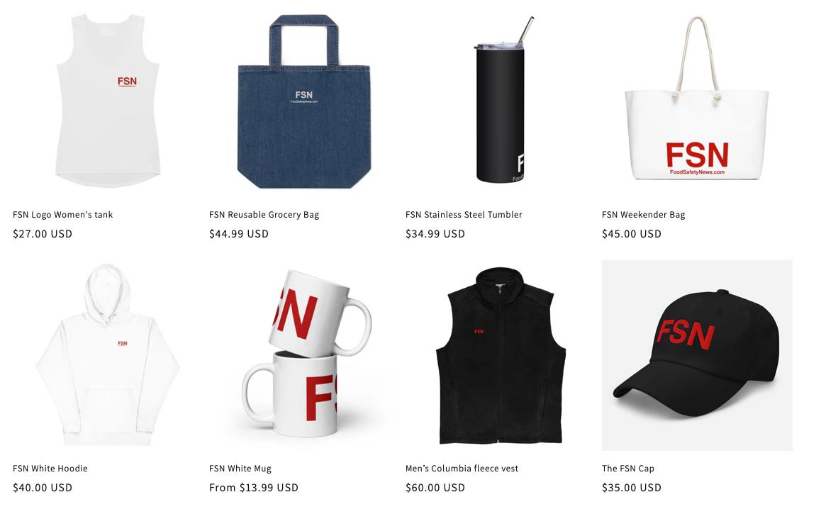 Get some Food Safety News SWAG