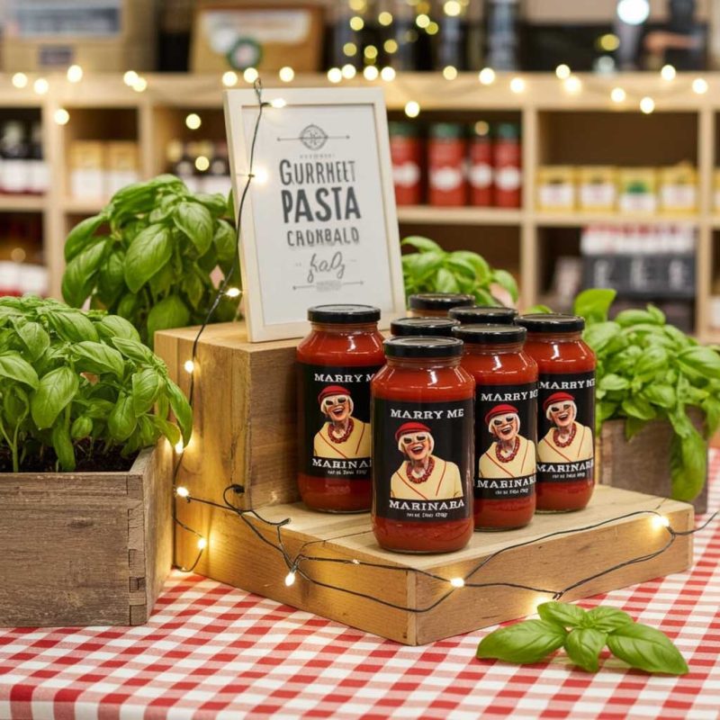 marry me marinara gourmet pasta sauce jar