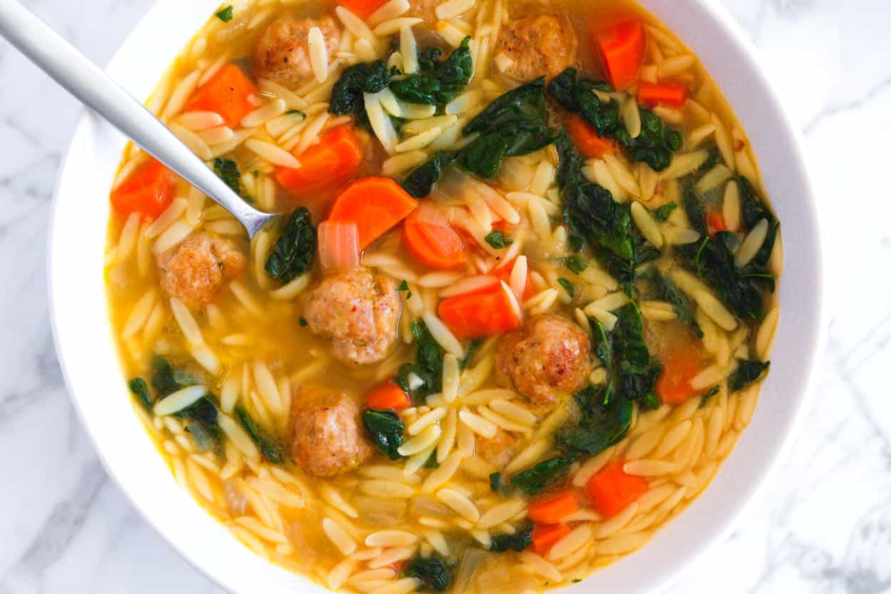 Turkey Meatball Soup