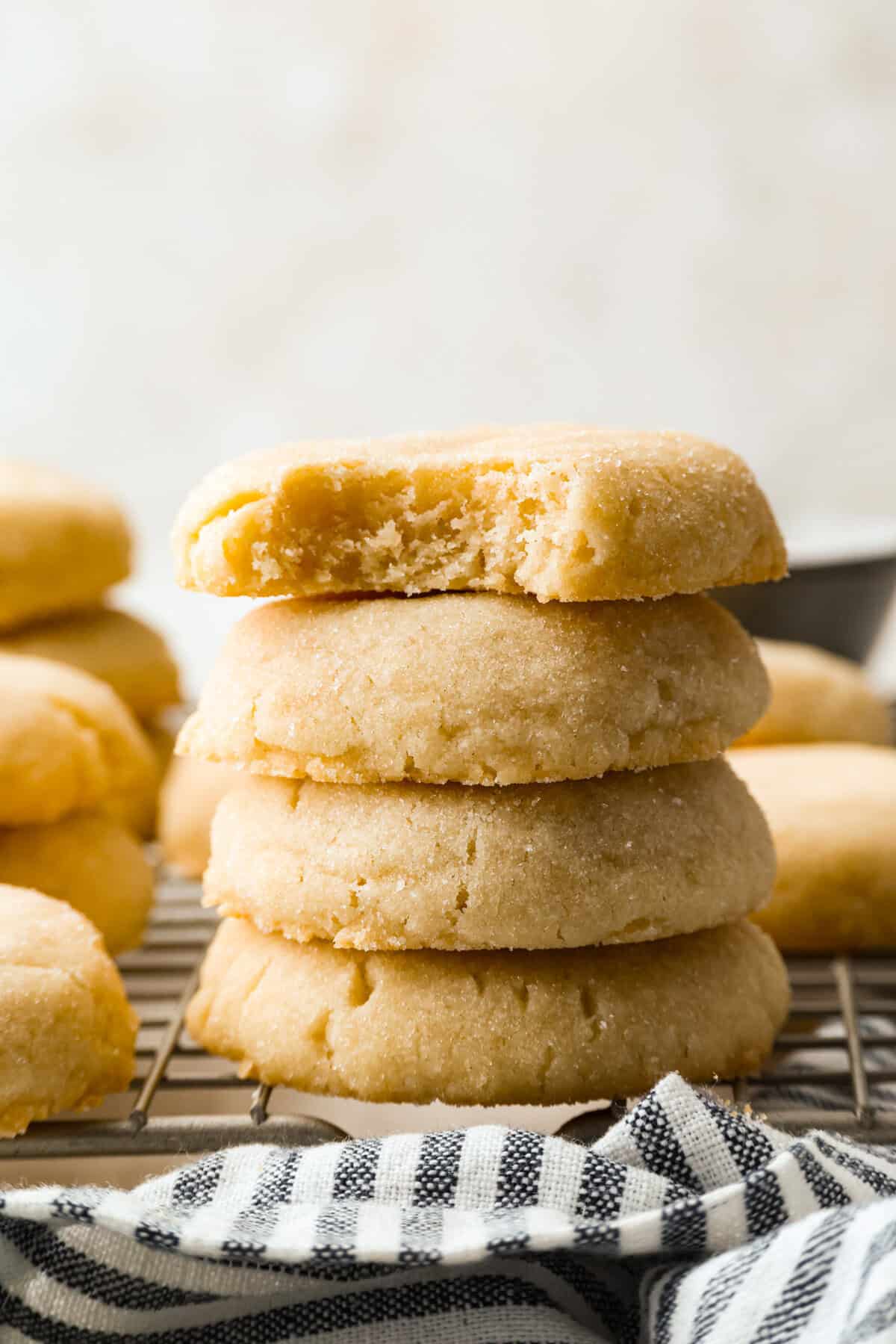 4 Ingredient Sugar Cookies