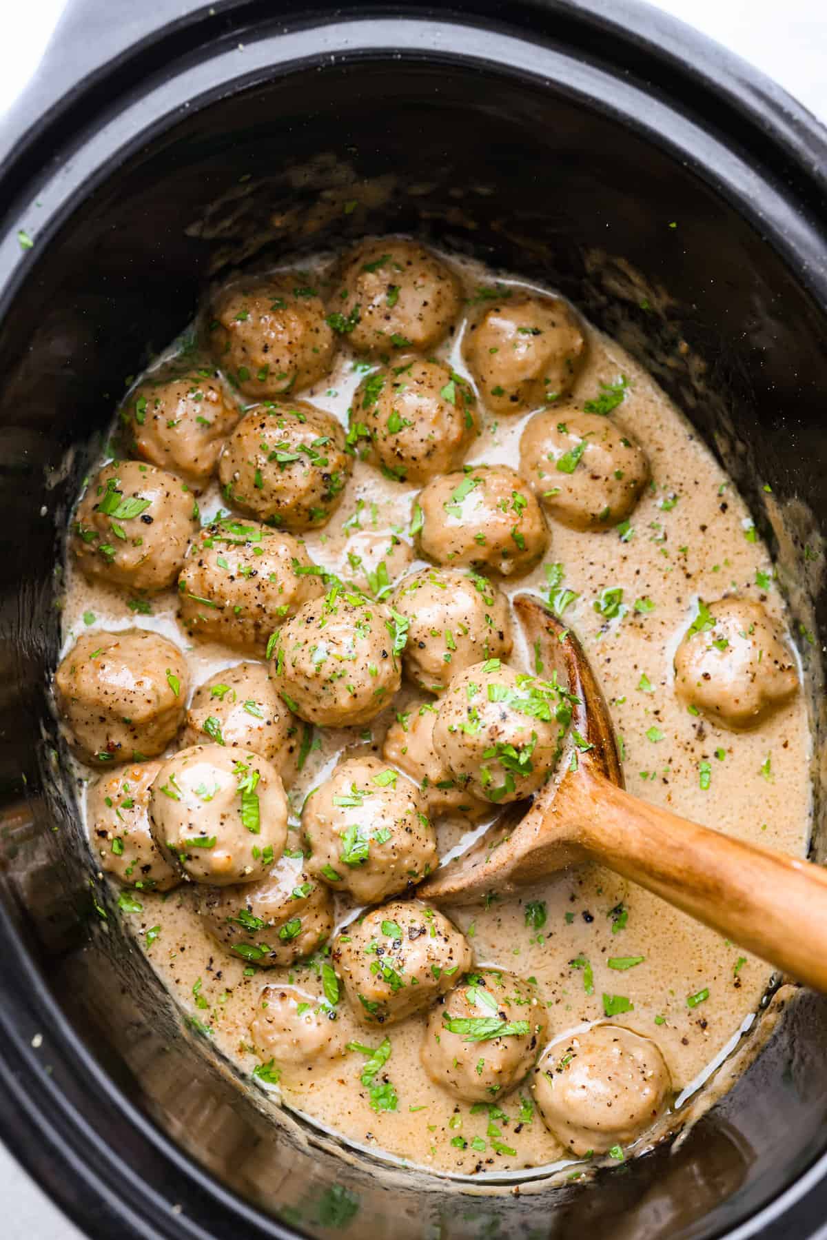 Slow Cooker Bourbon Meatballs