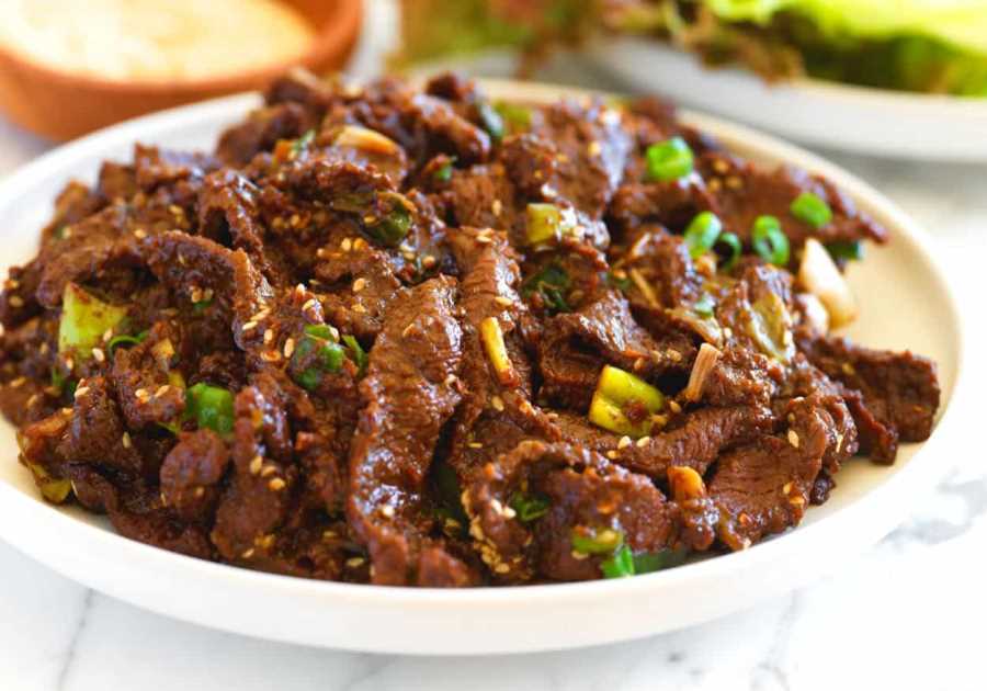 Beef Bulgogi (Oriental Barbeque Beef).