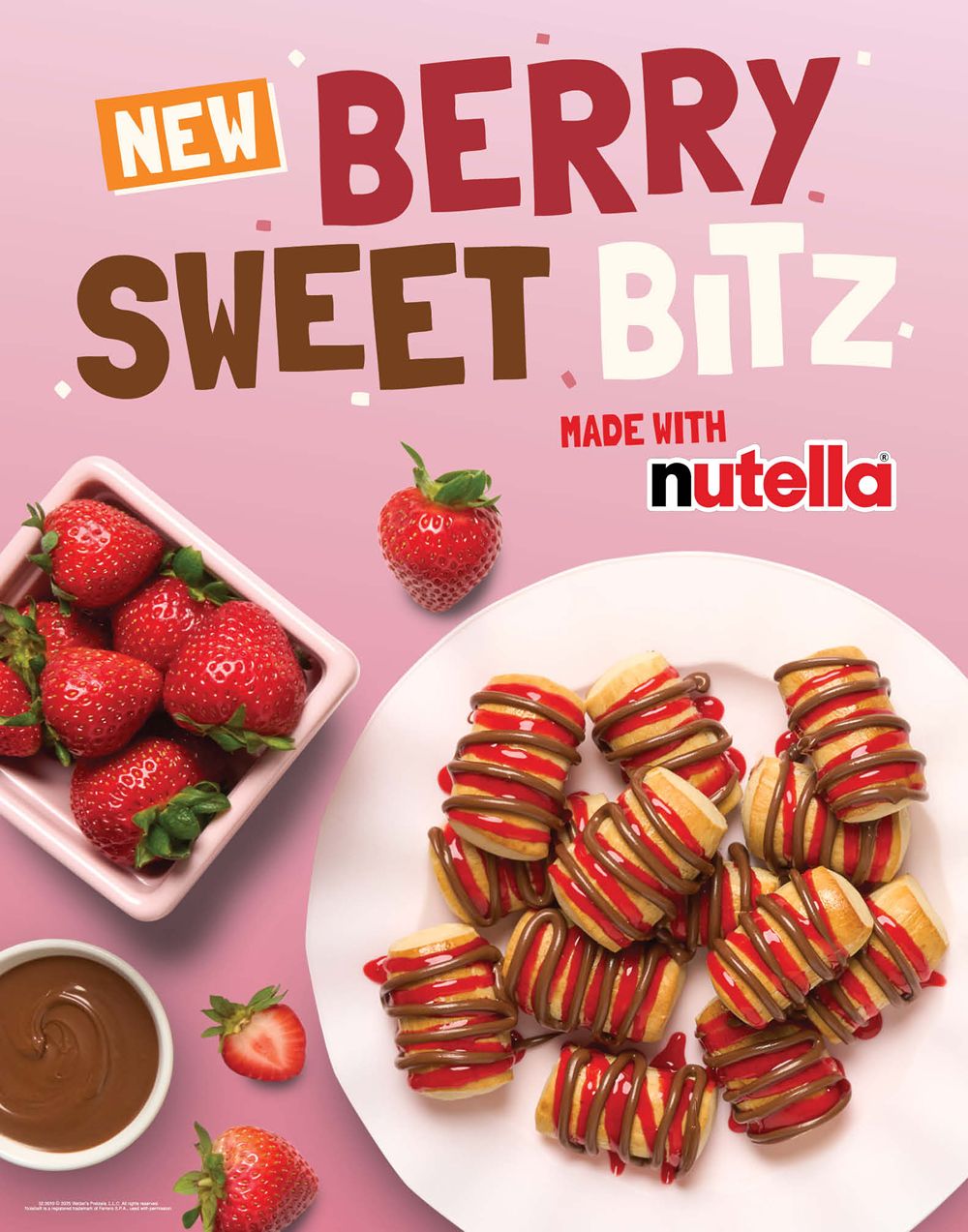 Wetzel's Pretzels Introduces Berry Sweet Bitz made with Nutella, Watermelon Strawberry Lemonade With Mango Boba