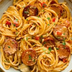 Cajun Spaghetti (Louisiana Spaghetti).