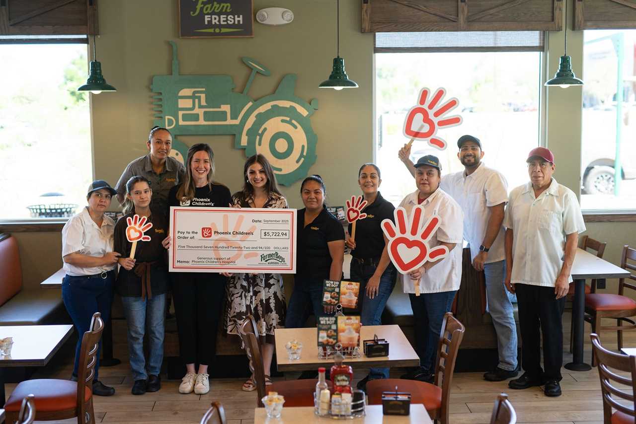 Farmer Boys Surpasses $170,000 Raised for Children's Hospitals in 2025 Farmer Boys Surpasses $170,000 Raised for Children's Hospitals in 2025
